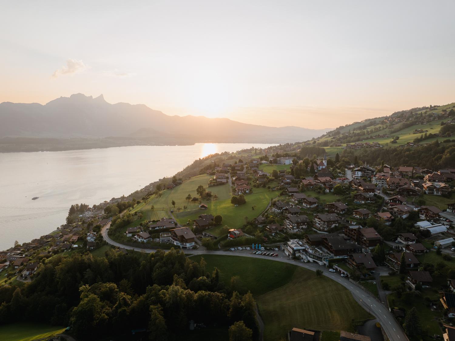 Solbadhotel Sigriswil Buitenkant foto