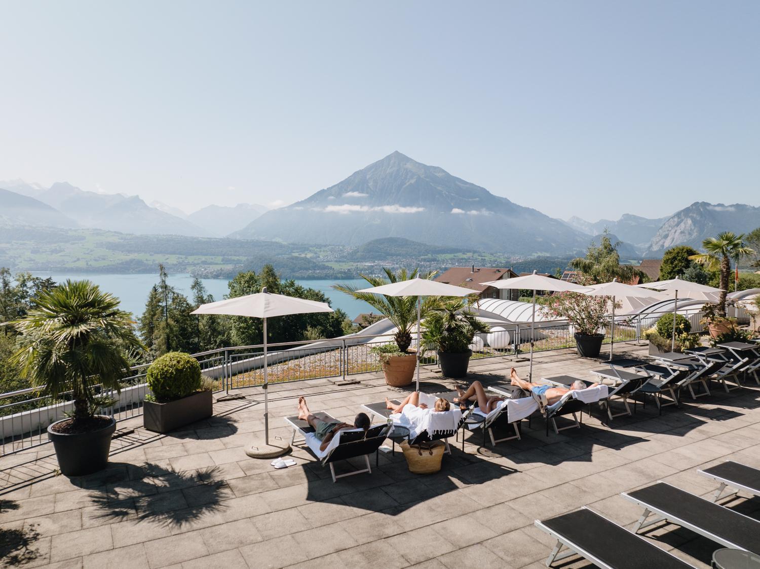 Solbadhotel Sigriswil Buitenkant foto